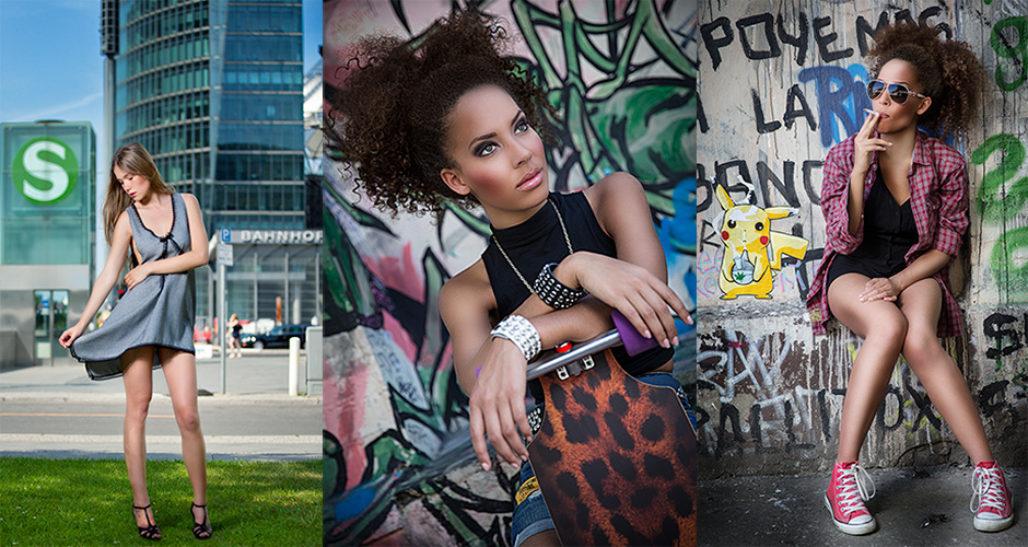 Mode und Fashion Outdoorfotos im Fotostudio Berlin Spandau